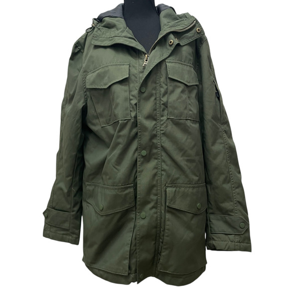 Banana Republic Cold Weather Utility Field Military Jacket Green Size Large NWT - Picture 1 of 15